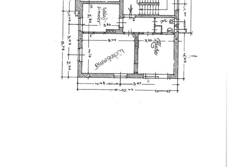 Wohnung zur Miete 346 € 2 Zimmer 57,7 m² 2. Geschoss frei ab 01.04.2026 Ernststraße 16 Meiningen 98617