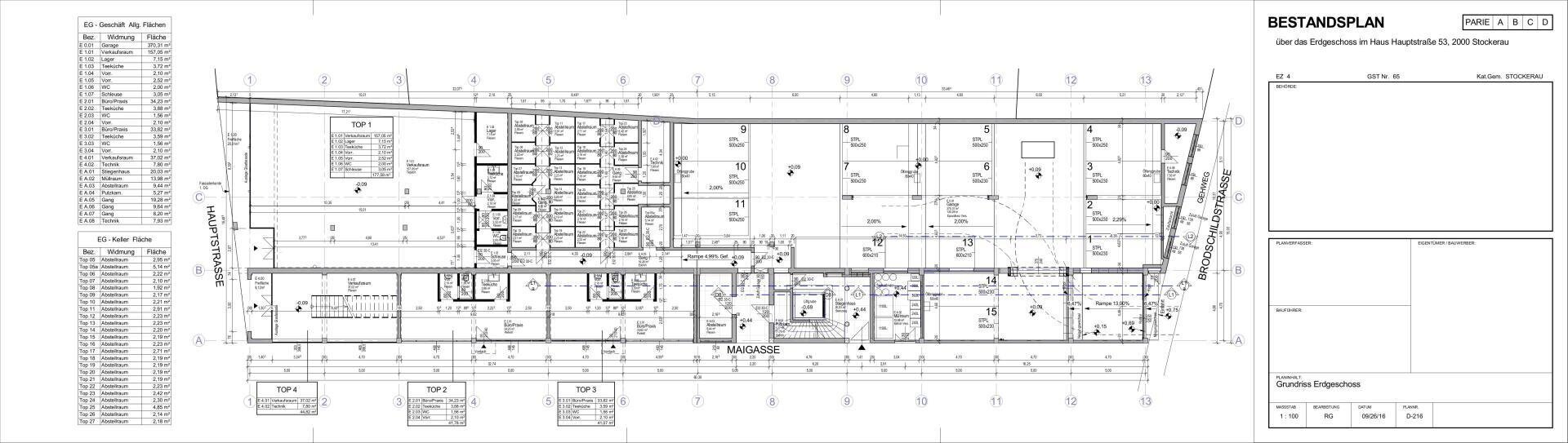 Büro-/Praxisfläche zur Miete 563 € 40 m²<br/>Bürofläche Stockerau 2000