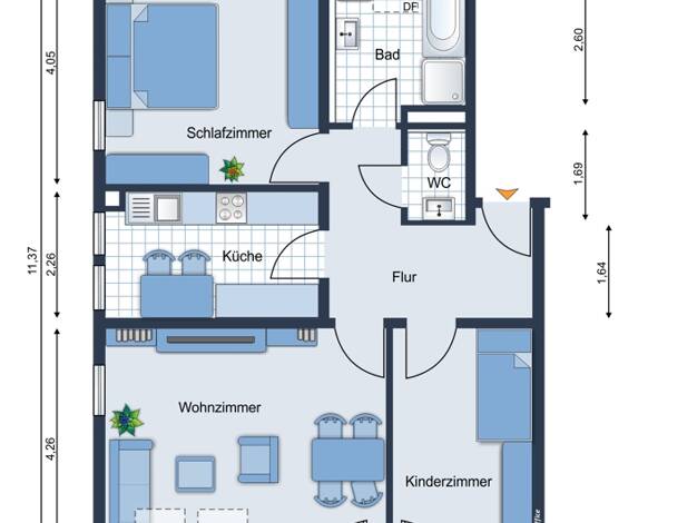 Wohnung zum Kauf 3 Zimmer 66 m² Altbach 73776