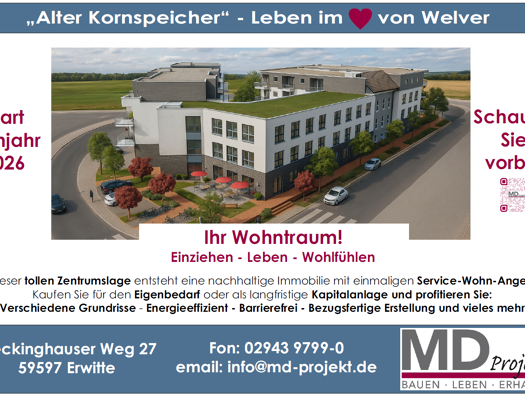 Wohnung zum Kauf provisionsfrei 326.900 € 3 Zimmer 84,5 m² 1. Geschoss Starenschleife Welver 59514