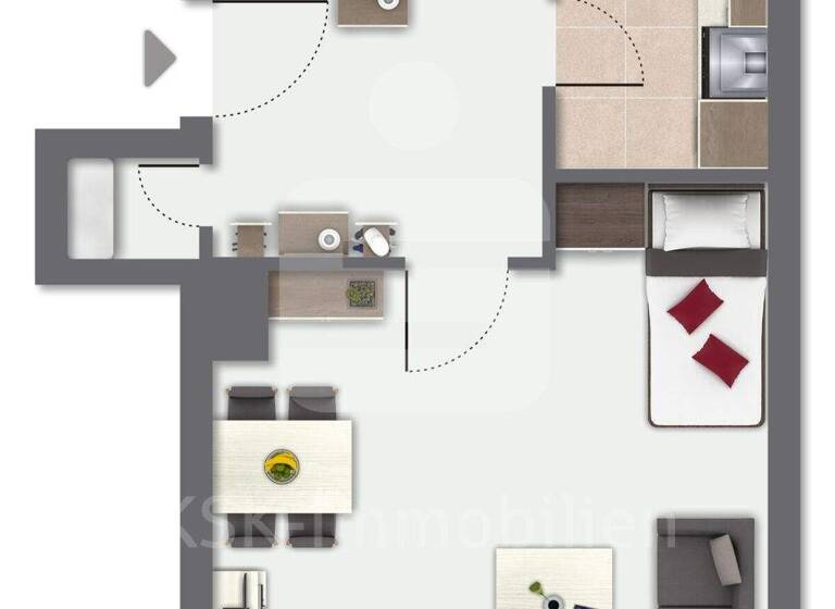 Wohnung zum Kauf 149.000 € 1 Zimmer 40 m² 1. Geschoss Rhöndorf Bad Honnef 53604