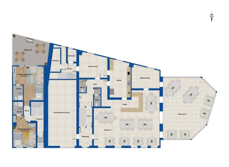 Hotel zum Kauf 799.000 € 24 Zimmer 480 m² Grundstück Germersheim 76726
