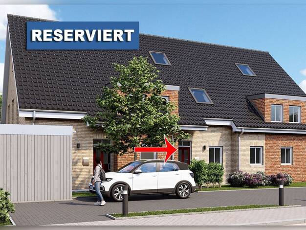 Reihenmittelhaus zum Kauf - Neubau provisionsfrei 328.950 € 4 Zimmer 127,3 m² 196,2 m² Grundstück Weseke Borken 46325