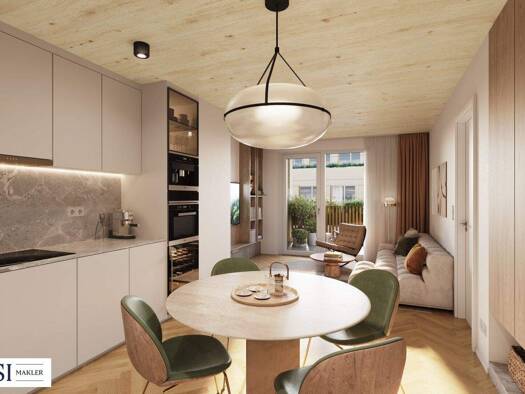 Wohnung zum Kauf - Erstbezug 537.000 € 2 Zimmer 51,2 m² 4. Geschoss Obere Donaustraße 23 Wien 1020