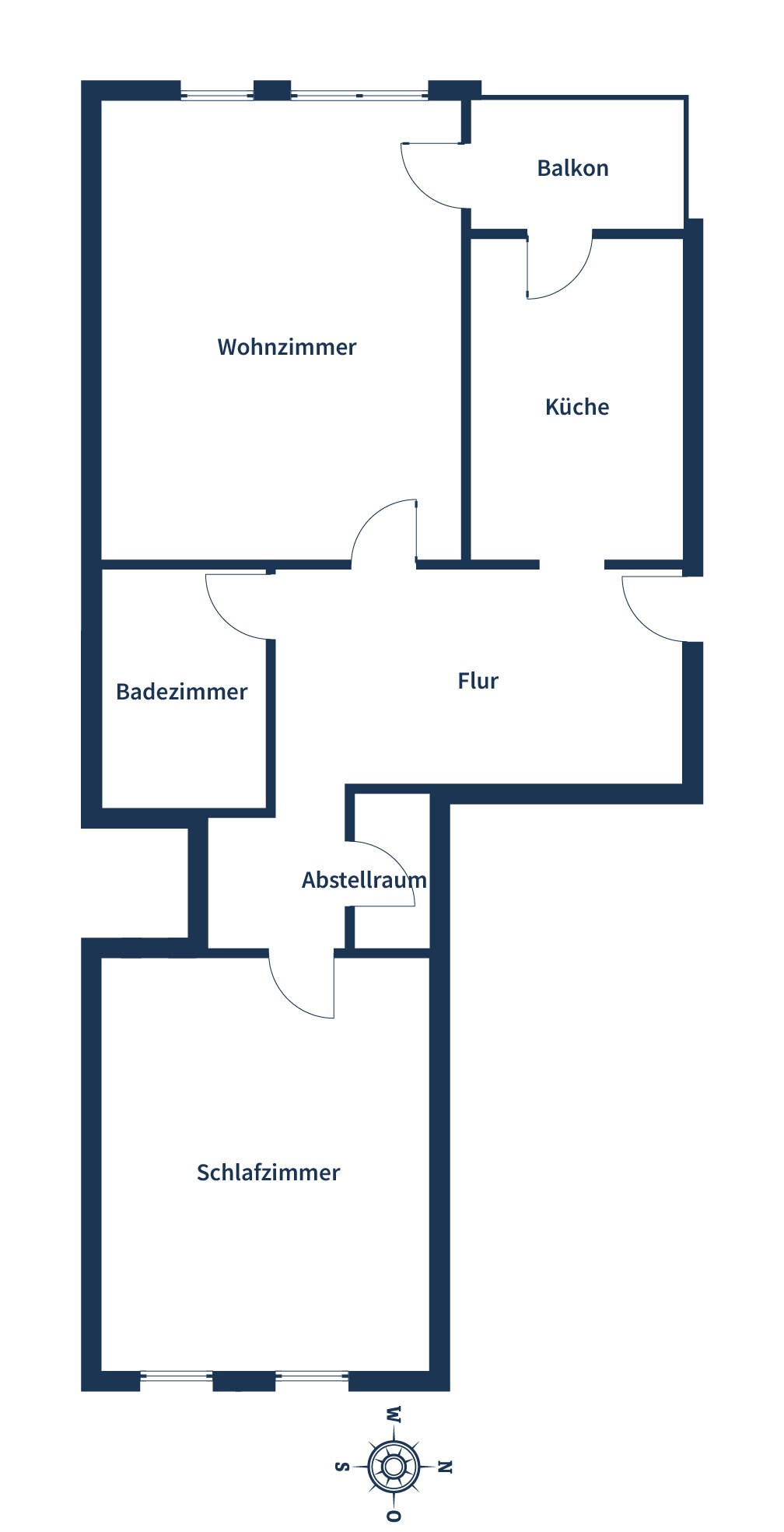 Wohnung zum Kauf 178.000 € 2 Zimmer 82 m²<br/>Wohnfläche 1.<br/>Geschoss Grevesmühlen Grevesmühlen 23936