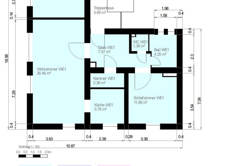 Wohnung zum Kauf provisionsfrei 210.000 € 2 Zimmer 59,5 m²<br/>Wohnfläche EG<br/>Geschoss ab sofort<br/>Verfügbarkeit Steinbühl Nürnberg 90431