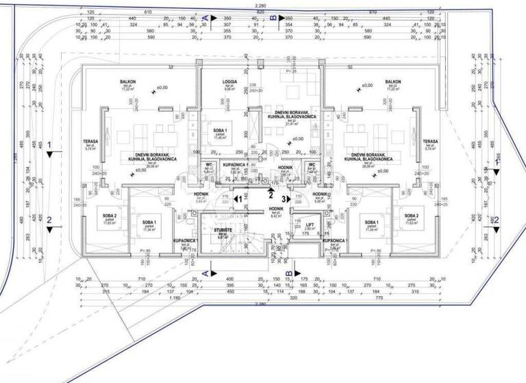 Wohnung zum Kauf 223.300 € 3 Zimmer 67 m² Povljana