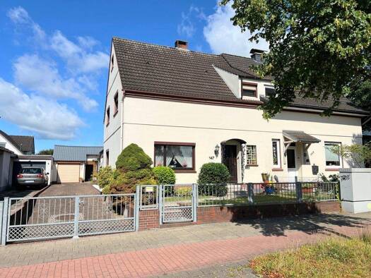 Doppelhaushälfte zum Kauf 189.000 € 4 Zimmer 142 m² 568 m² Grundstück Lüssum-Bockhorn Bremen / Blumenthal 28779