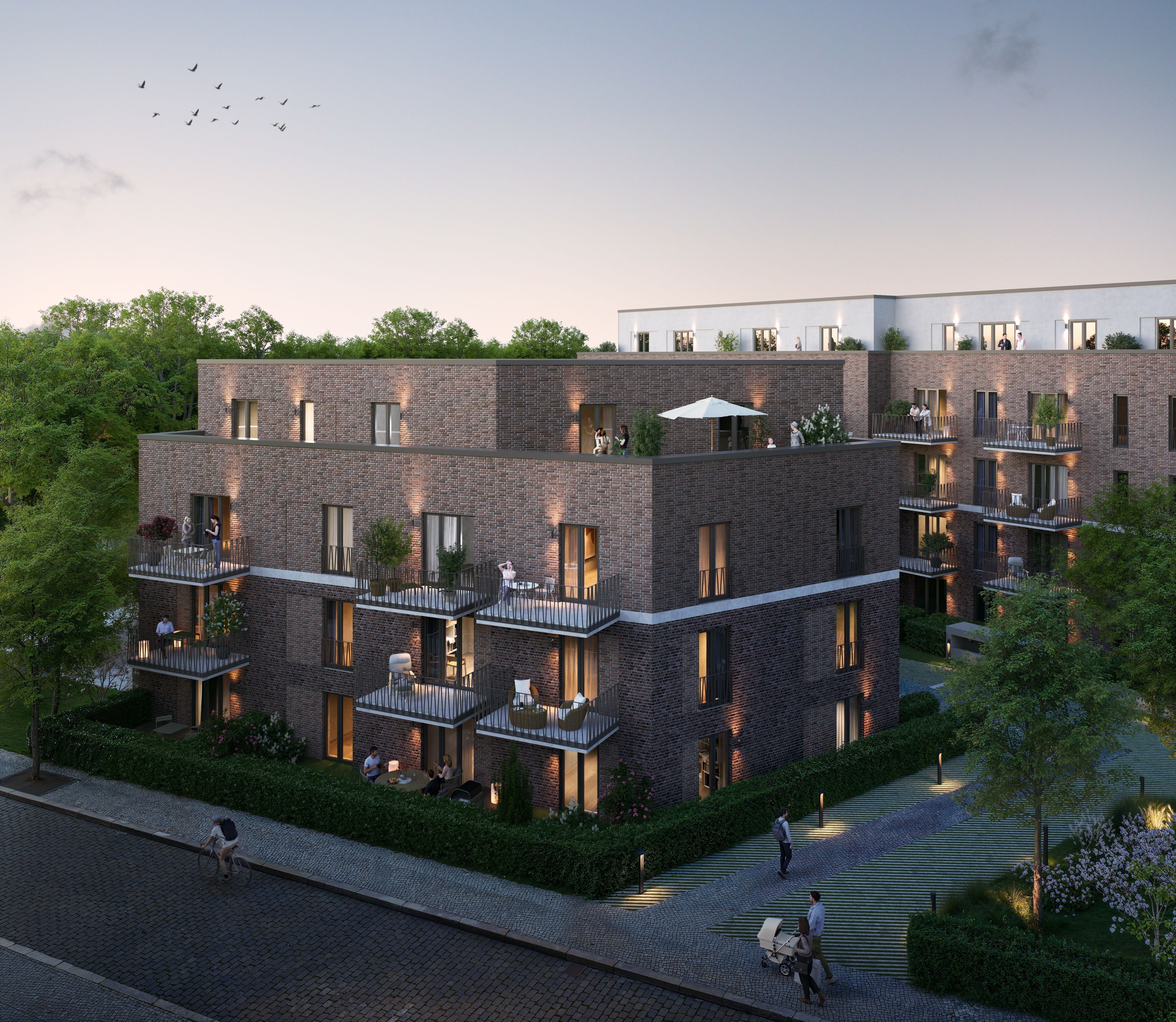 Terrassenwohnung zum Kauf provisionsfrei 402.000 € 2 Zimmer 56,6 m²<br/>Wohnfläche 2.<br/>Geschoss Rotenbleicher Weg 67-75 Rotes Feld Lüneburg 21337