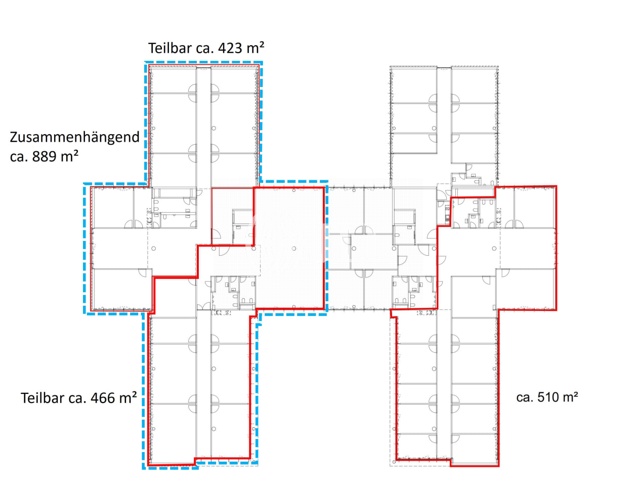 Bürofläche zur Miete provisionsfrei 14 € 1.400,1 m²<br/>Bürofläche Wallgraben - Ost Stuttgart 70565