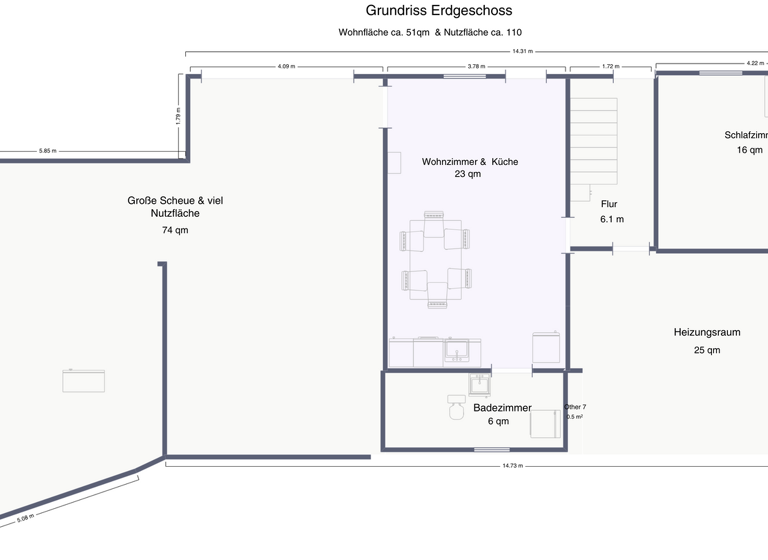 Einfamilienhaus zum Kauf provisionsfrei 255.000 € 9 Zimmer 168,9 m² 322 m² Grundstück Rathausplatz 11 Böttingen Münsingen 72525