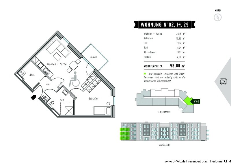 Wohnung zum Kauf 316.000 € 2 Zimmer 59 m²<br/>Wohnfläche Am Kamp 1 Meckelfeld Seevetal 21217