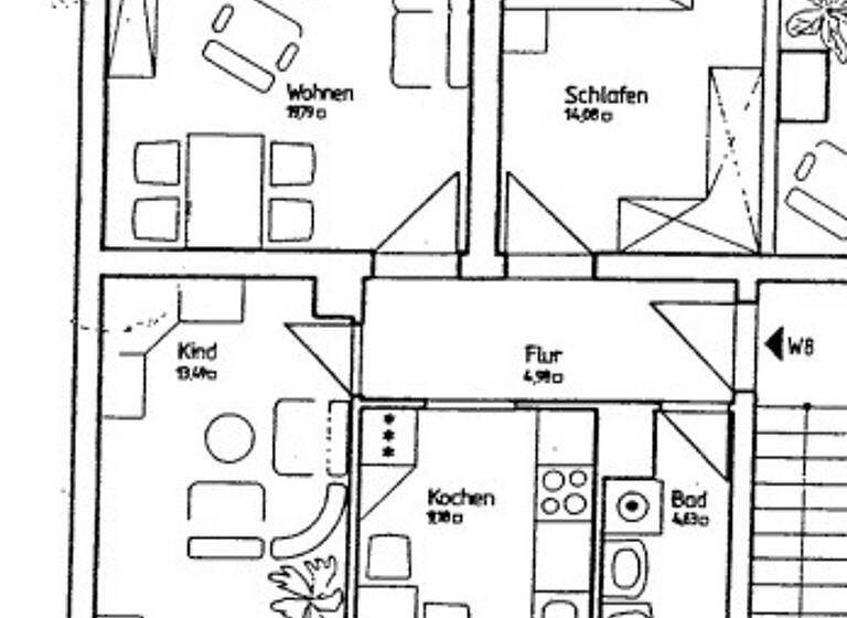 Studio zur Miete 395 € 3 Zimmer 69 m²<br/>Wohnfläche 1.<br/>Geschoss Yorckstraße 41 Sonnenberg Chemnitz 09130