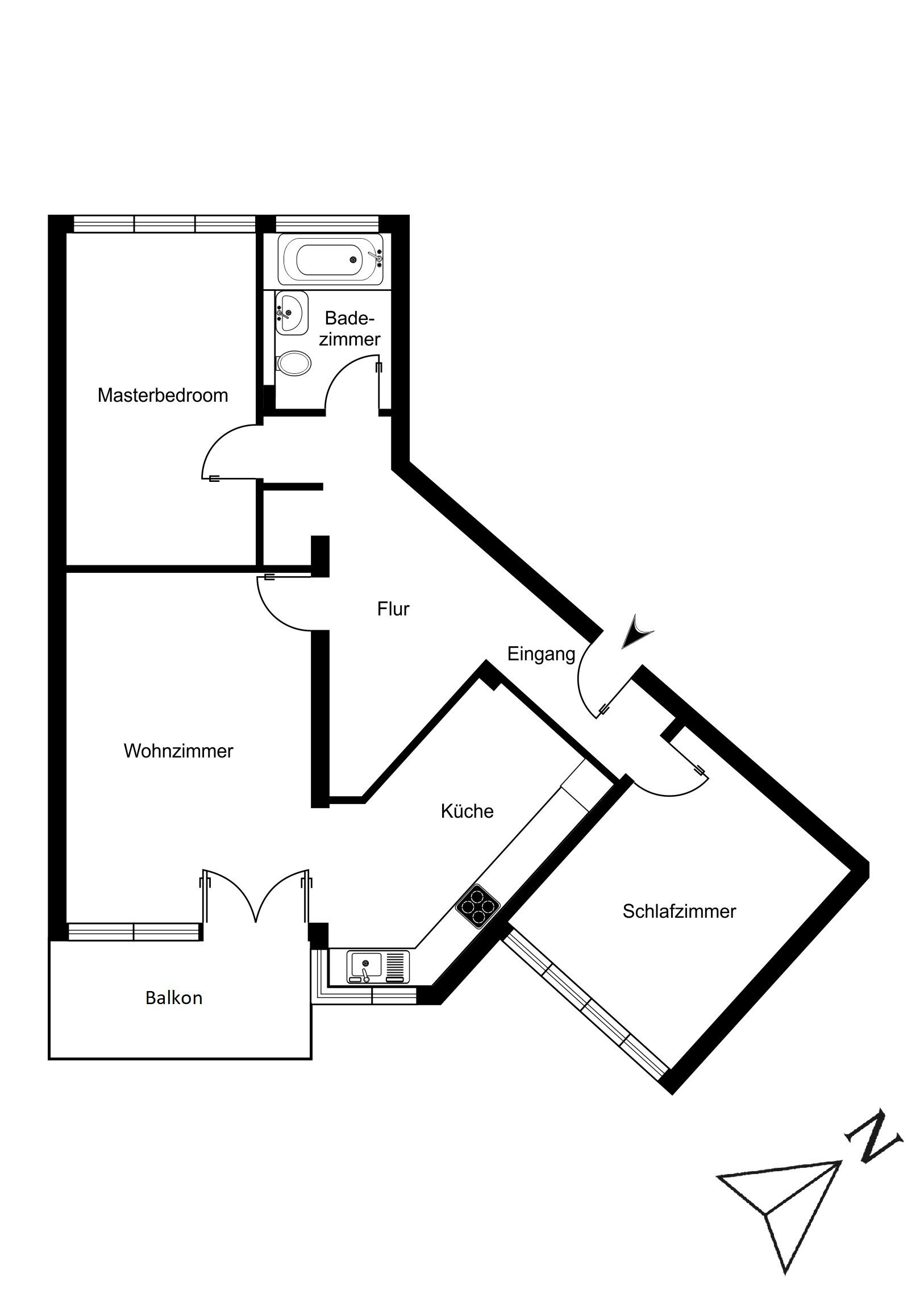 Wohnung zum Kauf 285.000 € 3 Zimmer 78 m²<br/>Wohnfläche 4.<br/>Geschoss Reinickendorf Berlin 13403