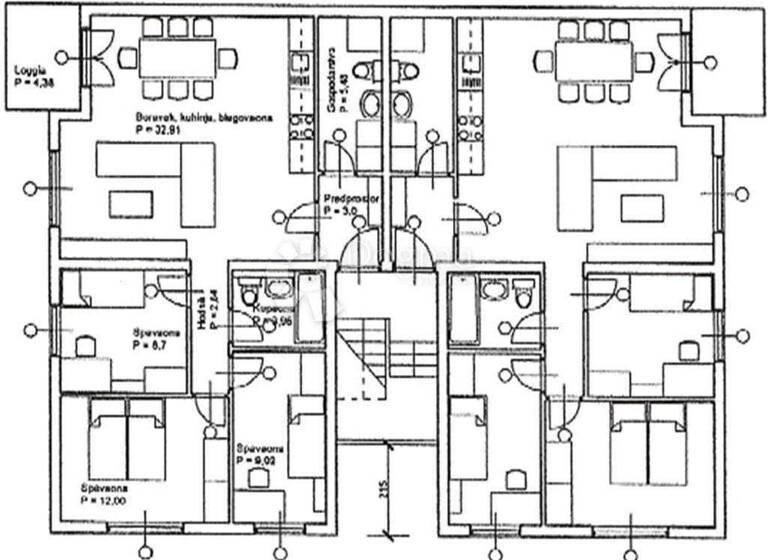 Wohnung zum Kauf 123.435 € 4 Zimmer 82 m² Nova Ves - Gupceva zvijezda