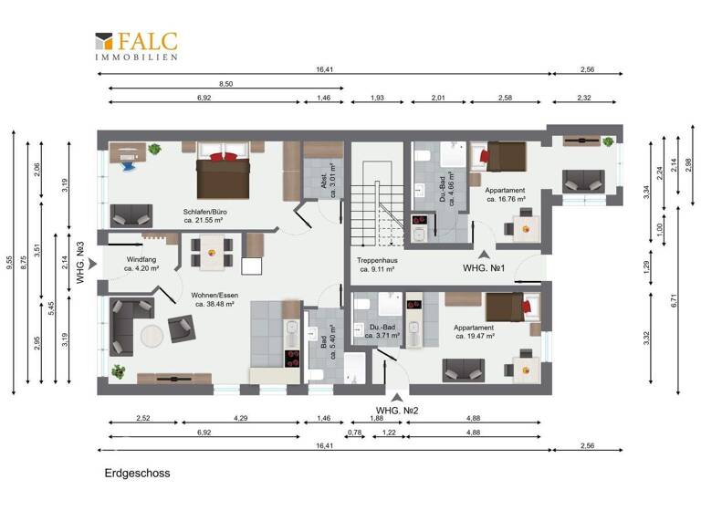Mehrfamilienhaus zum Kauf als Kapitalanlage geeignet 599.000 € 330,5 m² 280 m² Grundstück Gescher 48712