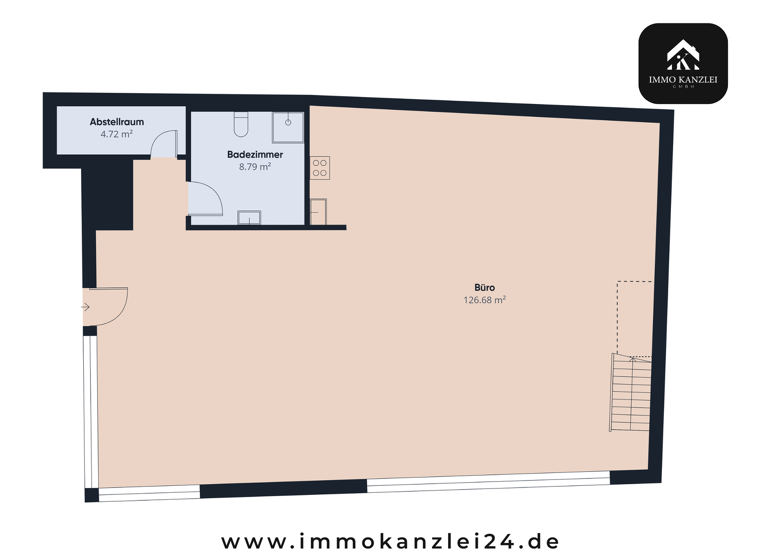 Bürofläche zur Miete provisionsfrei 2.100 € 2 Zimmer 177 m² Bürofläche Wilhelm-Leonhard-Straße 1 Goldscheuer Kehl 77694