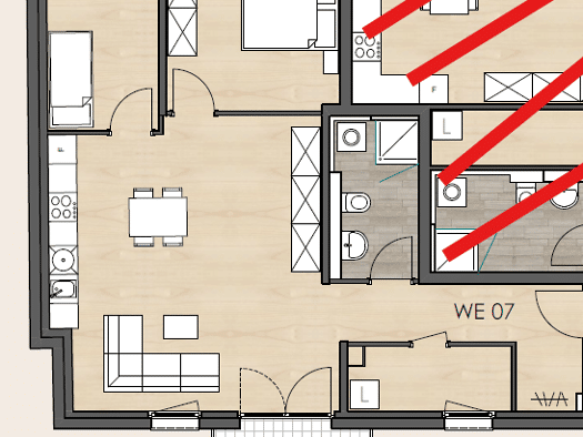 Wohnung zur Miete - Erstbezug 495 € 3 Zimmer 78,9 m² Geschoss 1/2 frei ab 01.11.2026 Pfeddersheim Worms 67551