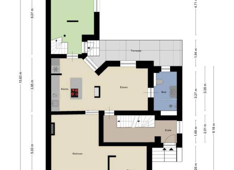 Mehrfamilienhaus zum Kauf 395.000 € 9 Zimmer 200 m² 394 m² Grundstück Styrum Mülheim 45476
