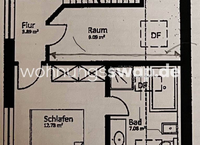 Studio zur Miete Tauschwohnung 1.050 € 3 Zimmer 94 m² EG Niehl Köln 50735