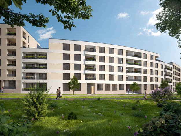 Wohnung zum Kauf - Erstbezug provisionsfrei 456.650 € 2 Zimmer 57 m² 4 Geschosse frei ab 01.12.2026 Seeleinsbühl Westliche Außenstadt 90461