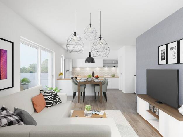 Wohnung zur Miete - Erstbezug 1.450 € 2,5 Zimmer 73,8 m² 1. Geschoss frei ab 01.12.2026 Aldringenstraße 7 Ingolstadt Ingolstadt 85051