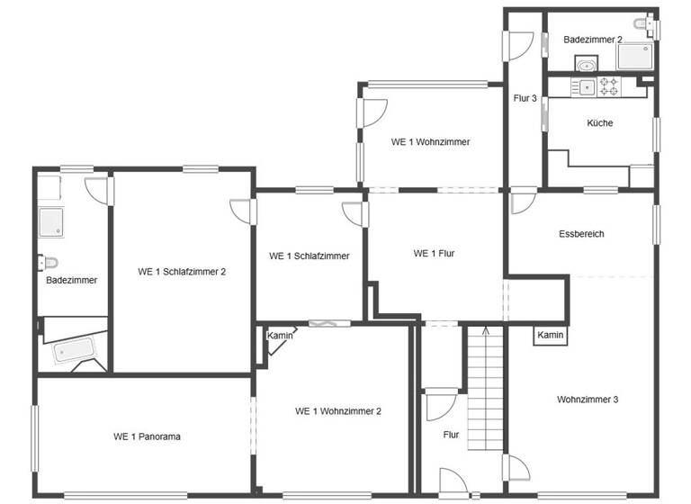 Mehrfamilienhaus zum Kauf als Kapitalanlage geeignet 13 Zimmer 330 m² 2.279,2 m² Grundstück Devin Stralsund 18439