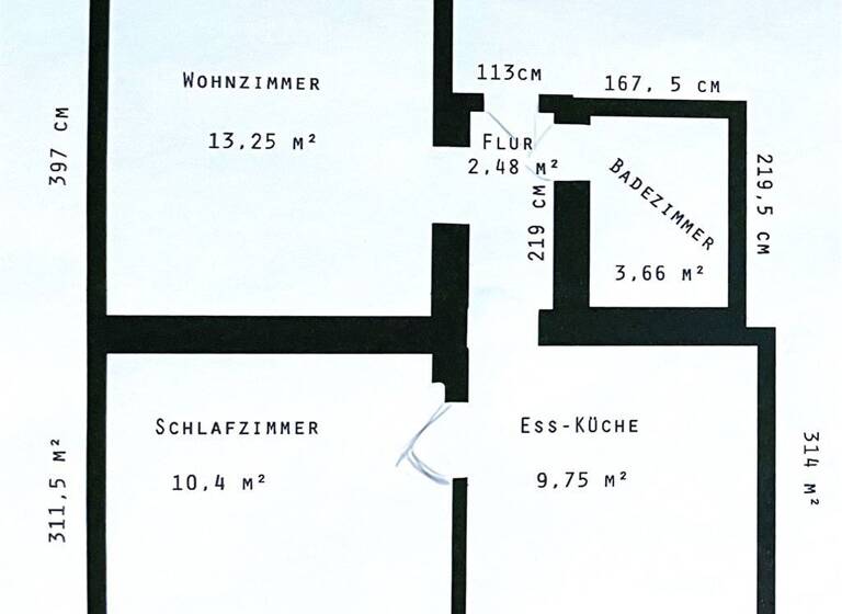 Wohnung zum Kauf 115.000 € 2 Zimmer 35 m² 3. Geschoss Friedrichsfeld Mannheim 68229