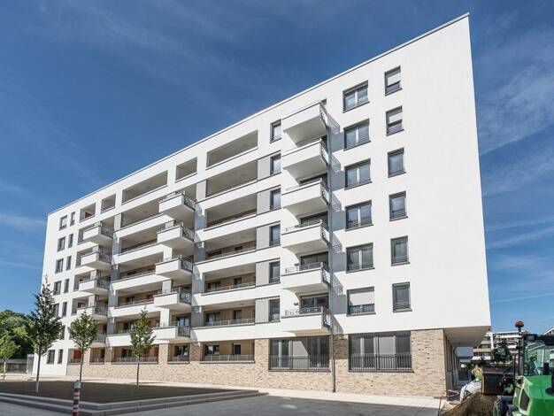 Penthouse zur Miete 795 € 2 Zimmer 54,6 m² 6. Geschoss frei ab 01.09.2025 Von-Hünefeld-Straße 20+22 Stadtmitte Neu-Ulm 89231