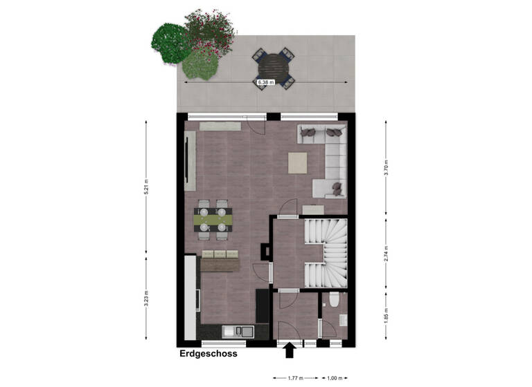 Reihenendhaus zum Kauf 585.000 € 6 Zimmer 132 m² Heusenstamm 63150