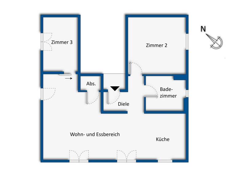 Wohnung zum Kauf 389.000 € 3 Zimmer 90 m² 1. Geschoss Mahlsdorf Berlin 12623