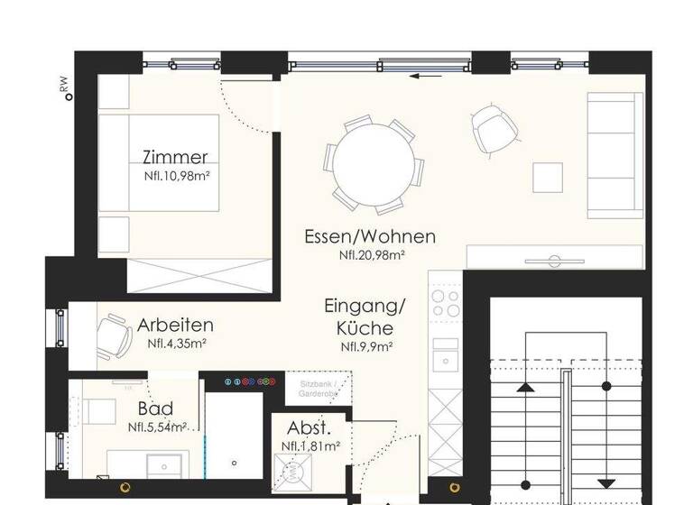Wohnung zum Kauf provisionsfrei 333.000 € 2 Zimmer 53,5 m² Geschoss 2/3 frei ab 01.11.2026 Robert-Koch-Straße 9 Storkow Storkow (Mark) 15859