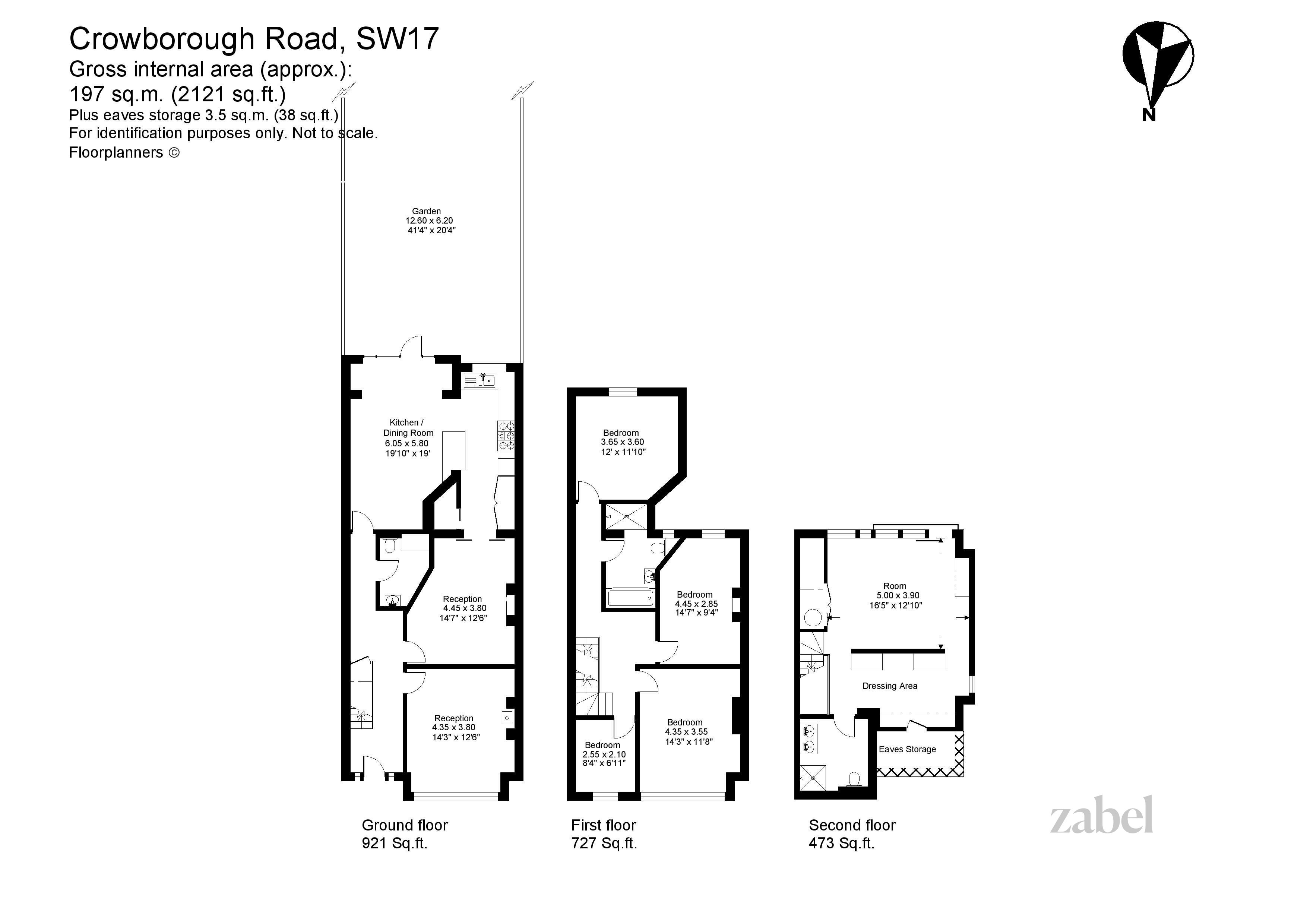 Haus zum Kauf provisionsfrei 1.884.803 € 6 Zimmer 197,1 m²<br/>Wohnfläche London SW17 9QF