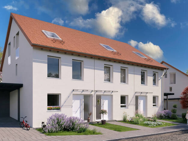 Reihenmittelhaus zum Kauf - Neubau provisionsfrei 564.900 € 5,5 Zimmer 137 m² 196 m² Grundstück Unterreitnau Lindau (Bodensee) 88131