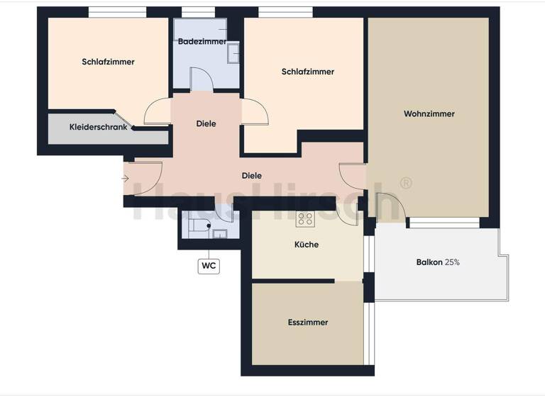 Wohnung zum Kauf 265.000 € 4 Zimmer 95,1 m² 2. Geschoss Baiersbronn 72270
