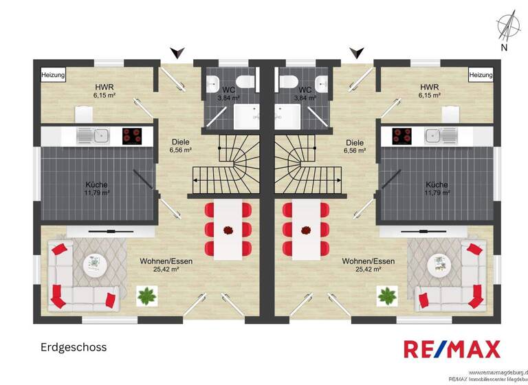 Mehrfamilienhaus zum Kauf 697.000 € 8 Zimmer 214 m² 441 m² Grundstück Nordwest Magdeburg / Nordwest 39128