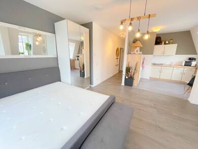 Wohnung zur Miete 750 € 1 Zimmer 40 m² Dachgeschoss, 4. Geschoss frei ab sofort Karl-Heine-Straße 66 Lindenau Leipzig 04229
