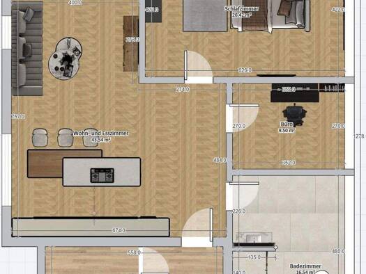 Penthouse zur Miete 1.200 € 3 Zimmer 90 m² 2. Geschoss Westerheim 87784