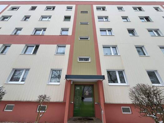 Wohnung zur Miete 400 € 3 Zimmer 68,9 m² EG Karl-Matthes-Str. 34 Lusan Gera / Lusan 07549
