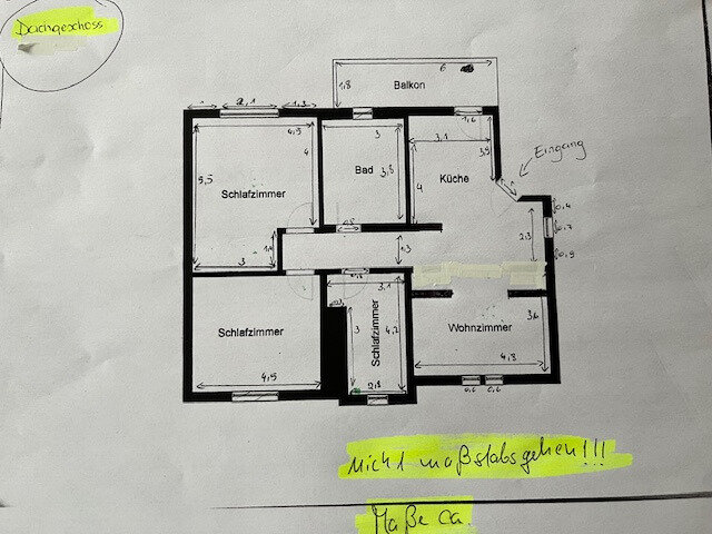 Wohnung zur Miete 1.020 € 4 Zimmer 102 m²<br/>Wohnfläche 2.<br/>Geschoss ab sofort<br/>Verfügbarkeit Magdeburger Straße 69 Schönebeck Schönebeck (Elbe) 39218