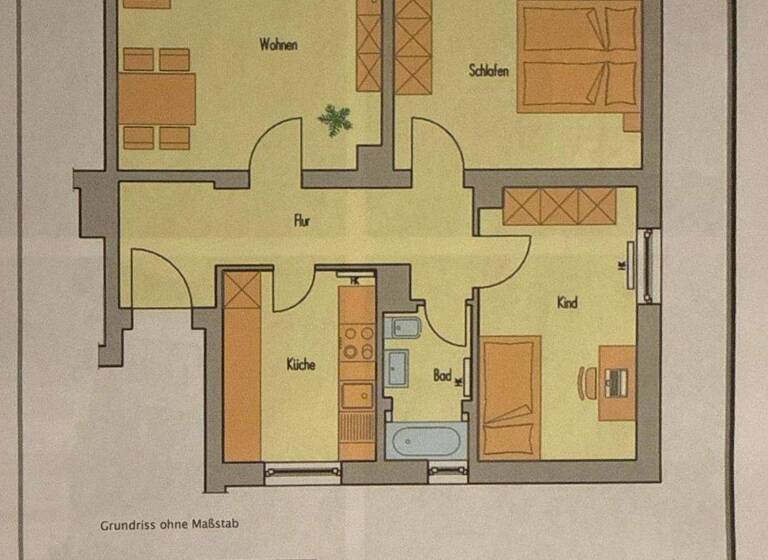 Wohnung zum Kauf 275.000 € 3 Zimmer 67,5 m² 1. Geschoss Erlangen-Süd Erlangen 91052