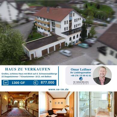 Hotel zum Kauf 877.000 € 29 Zimmer 1.000 m² Gastrofläche 968 m² Grundstück Enzklösterle Enzklösterle 75337