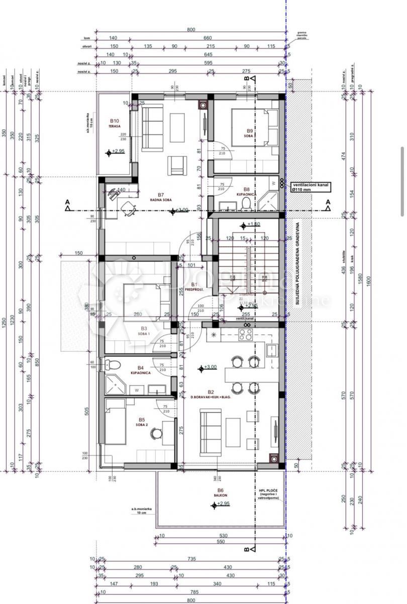 Wohnung zum Kauf 351.000 € 4 Zimmer 96 m²<br/>Wohnfläche 1.<br/>Geschoss Medulin center 52203