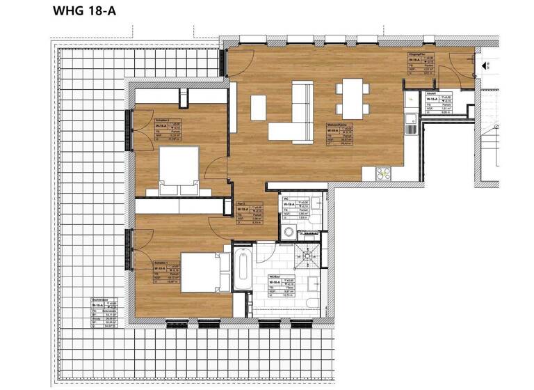 Penthouse zum Kauf - Erstbezug provisionsfrei 644.000 € 3 Zimmer 123 m² Kürenz Trier 54295
