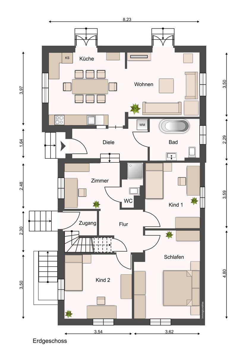 Haus zum Kauf 350.000 € 4,5 Zimmer 98 m²<br/>Wohnfläche 1.125 m²<br/>Grundstück Plönerstraße 21 Bosau Bosau 23715