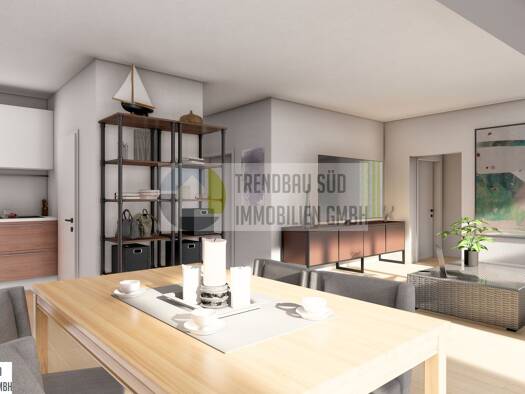 Wohnung zum Kauf - Erstbezug provisionsfrei 436.000 € 3,5 Zimmer 95,8 m² 1. Geschoss Dellmensinger Straße 9 Ersingen Erbach 89155