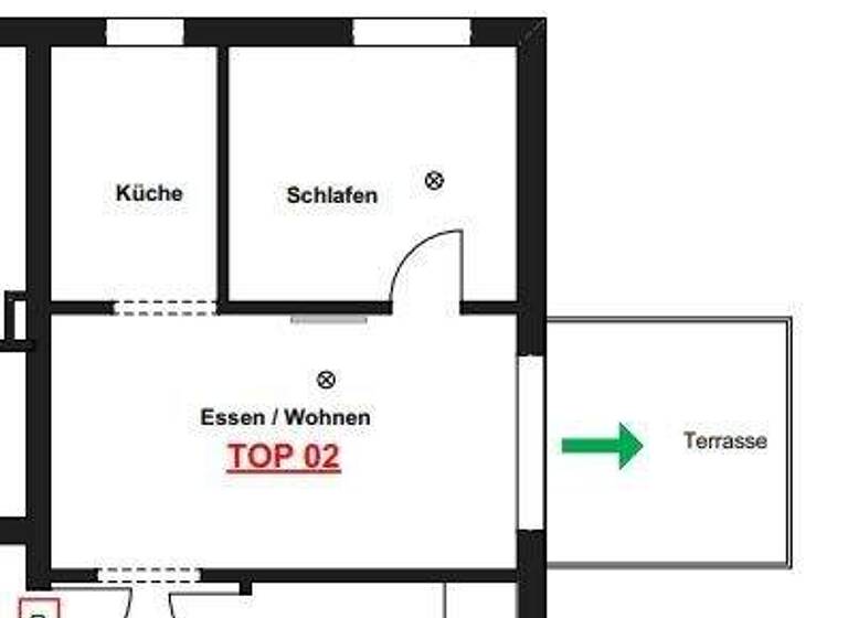 Wohnung zur Miete 477 € 2 Zimmer 47,7 m² Perg 4320