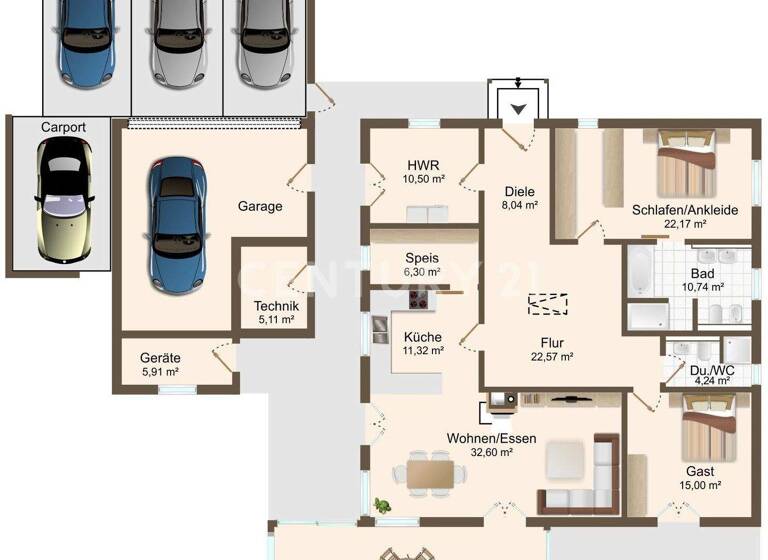 Einfamilienhaus zum Kauf 859.000 € 5 Zimmer 147 m² 760 m² Grundstück Würding Bad Füssing 94072