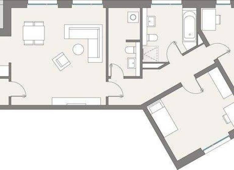 Wohnung zur Miete 1.460 € 3 Zimmer 116,8 m² 2. Geschoss Mockauer Straße 6 Mockau-Nord Leipzig 04357