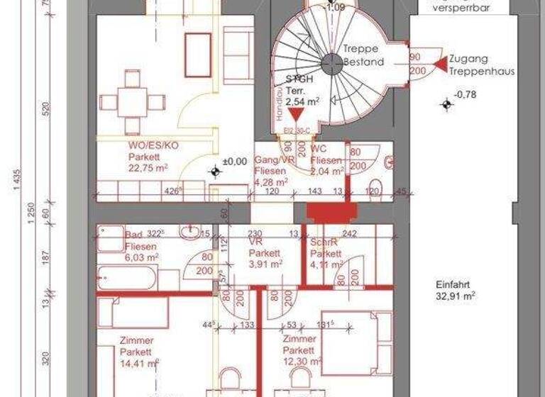 Wohnung zum Kauf 627.000 € 3 Zimmer 78,3 m² Innsbruck 6020